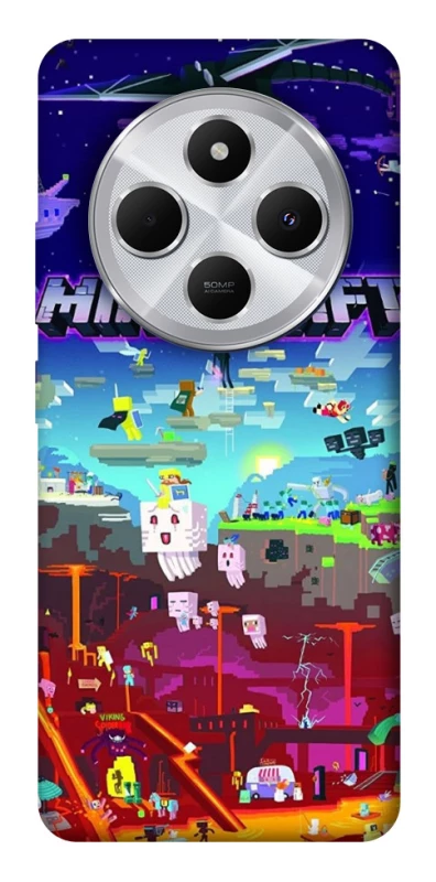 Чохол на Xiaomi Redmi 14C / Poco C75 Minecraft world фото 1 з 1