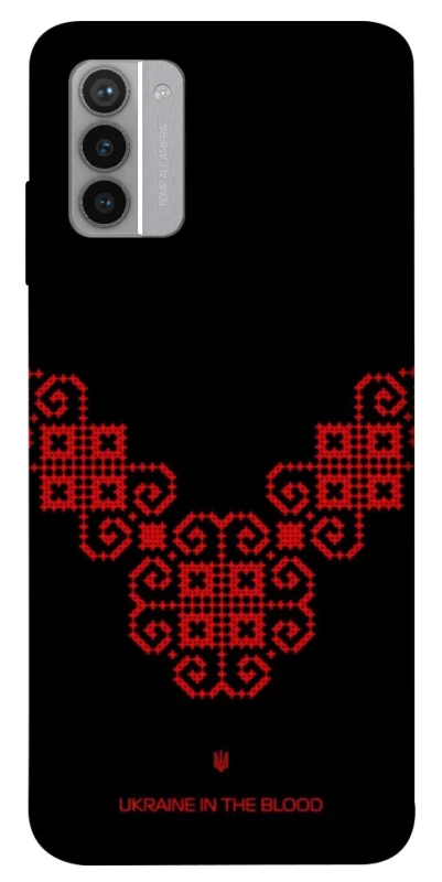 Чохол на Nokia G42 Чорно-червона вишиванка фото 1 з 1