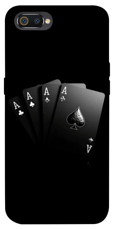 Чохол на Realme C2 Black Cards фото 1 з 1