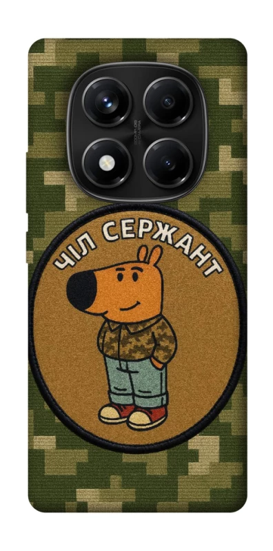 Чехол на Xiaomi Redmi Note 14 Pro 4G Чил сержант фото 1 из 1