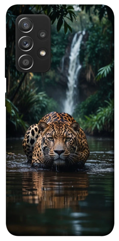 Чехол на Samsung Galaxy A52 4G / A52 5G Leopard in water фото 1 из 1