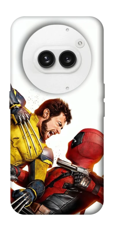 Чехол на Nothing Phone (2a) Deadpool and Wolverine фото 1 из 1