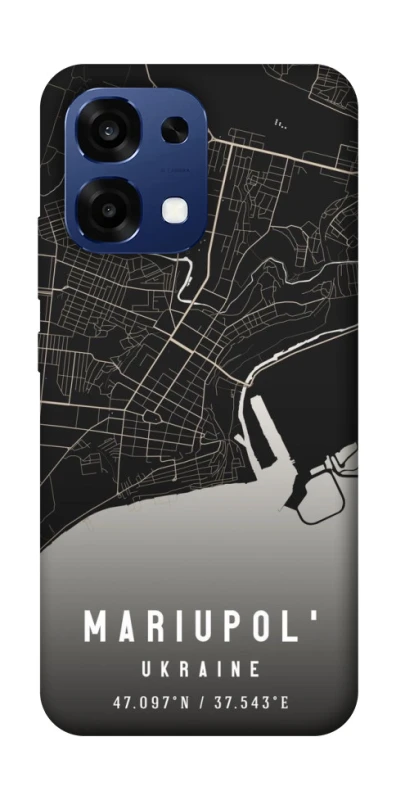 Чехол на Oppo A6 Pro 4G/5G Mariupol map фото 1 из 2