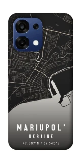 Чехол на Oppo A6 Pro 4G/5G Mariupol map фото 1 из 2