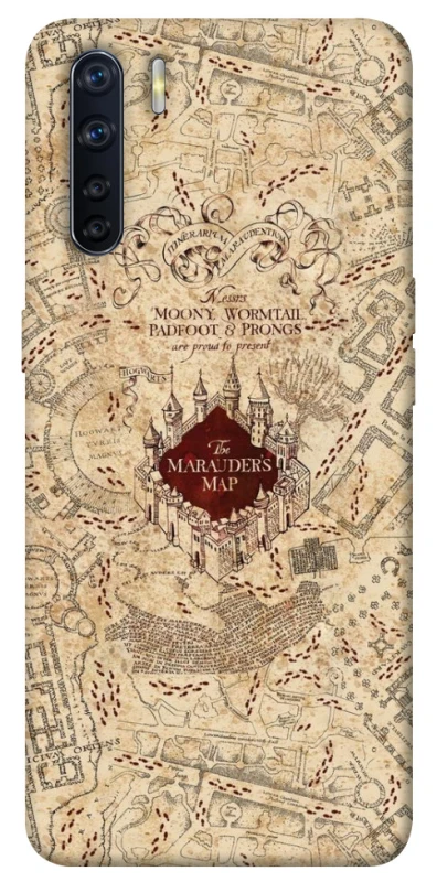 Чохол на Oppo A91 Harry Potter Marauder's Map фото 1 з 1