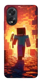 Чохол на Oppo A18 Minecraft adventure фото 1 з 1