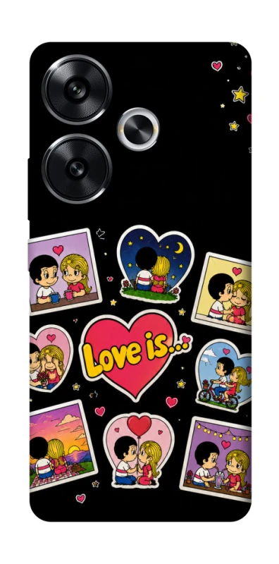 Чохол на Xiaomi Poco F6 Love is ver.2 фото 1 з 1
