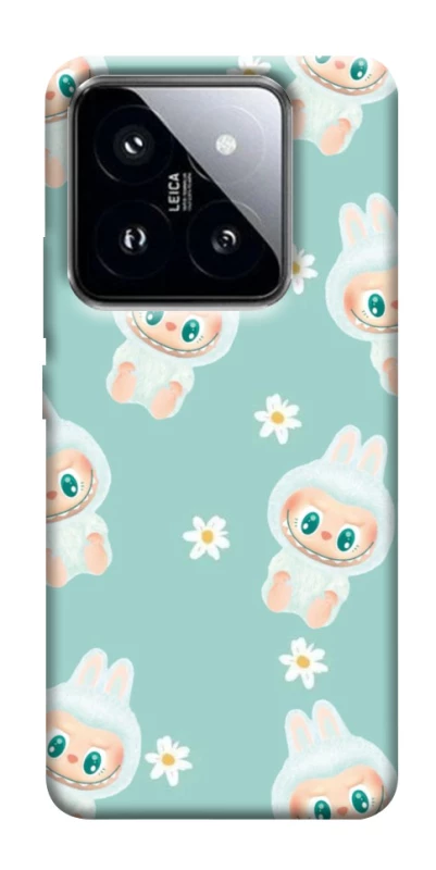 Чохол на Xiaomi 14 Pro Labubu Green фото 1 з 1