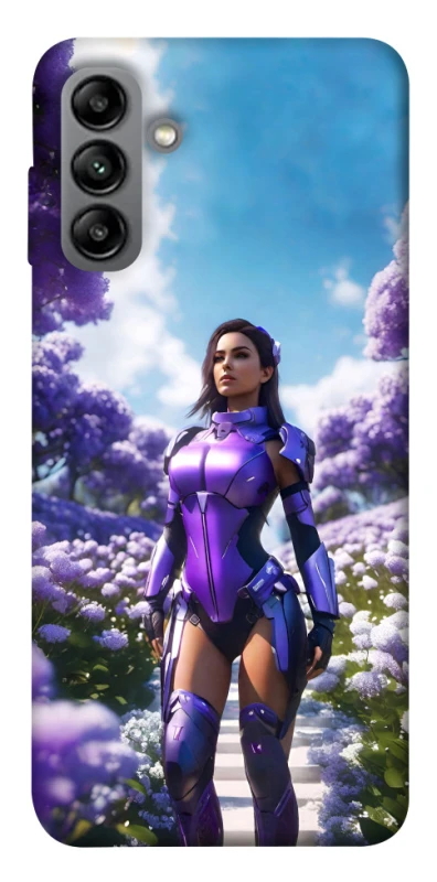 Чохол на Samsung Galaxy A04s Cyber space girl ver.4 фото 1 з 1