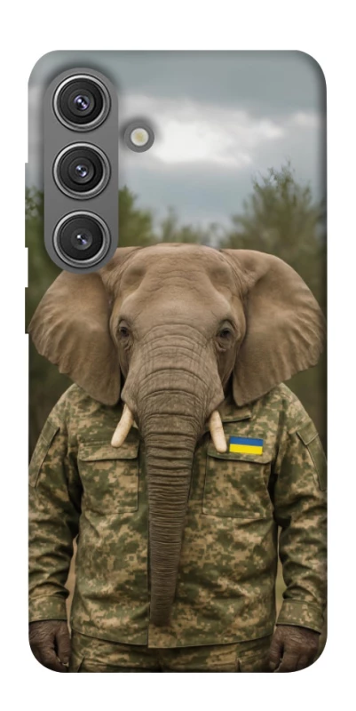 Чехол на Samsung Galaxy S24+ Слон защитник фото 1 из 1