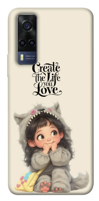 Чохол на Vivo Y53s Create the life you love фото 1 з 1