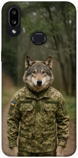Чехол на Samsung Galaxy A10s Волк защитник фото 1 из 1