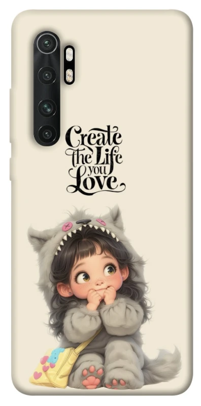 Чохол на Xiaomi Mi Note 10 Lite Create the life you love фото 1 з 1