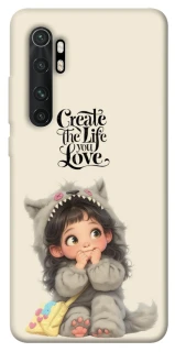 Чохол на Xiaomi Mi Note 10 Lite Create the life you love фото 1 з 1