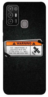Чохол на ZTE Blade A52 Warning фото 1 з 1