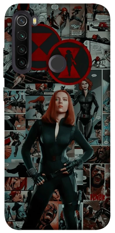 Чохол на Xiaomi Redmi Note 8T Black Widow фото 1 з 1