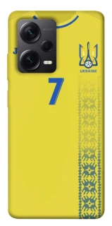 Чохол на Xiaomi Redmi Note 12 Pro+ 5G UA-Football ver.3 фото 1 з 1