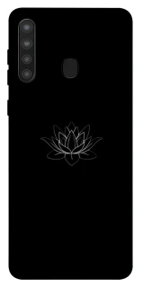 Чохол на Samsung Galaxy A21 Black Lotus фото 1 з 1