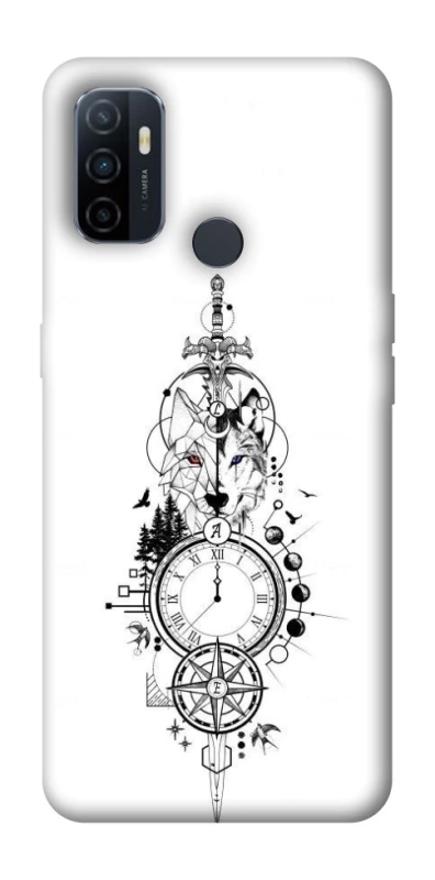 Чехол на Oppo A53 / A32 / A33 Tattoo ver.8 фото 1 из 1