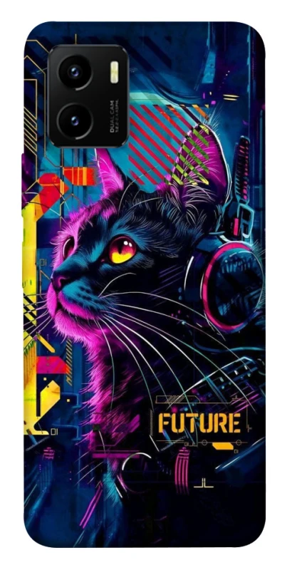 Чохол на Vivo Y15s Cyber Cat v2 фото 1 з 1