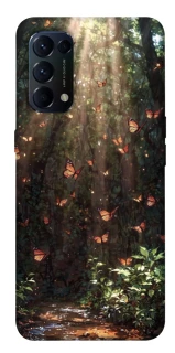 Чохол на Oppo Reno 5 4G butterfly фото 1 з 1