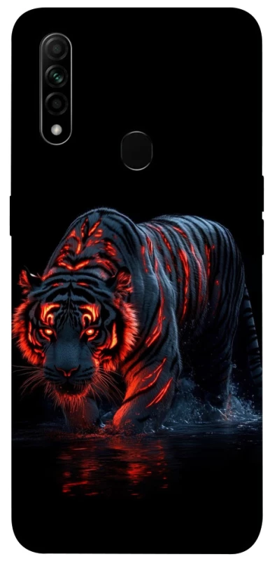 Чохол на Oppo A31 fire tiger фото 1 з 1