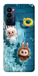 Чохол на TECNO Camon 18 Pro Labubu in the pool фото 1 з 1