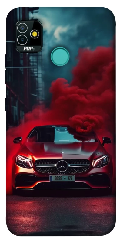 Чохол на TECNO POP 5 Mercedes in smoke фото 1 з 1
