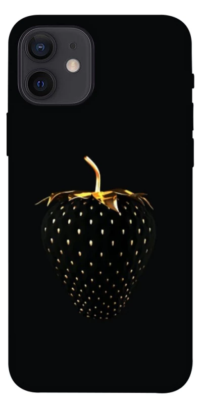 Чохол на Apple iPhone 12 (6.1") Чорна полуниця фото 1 з 1