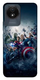 Чехол на Vivo Y02 Marvel heroes фото 1 из 1