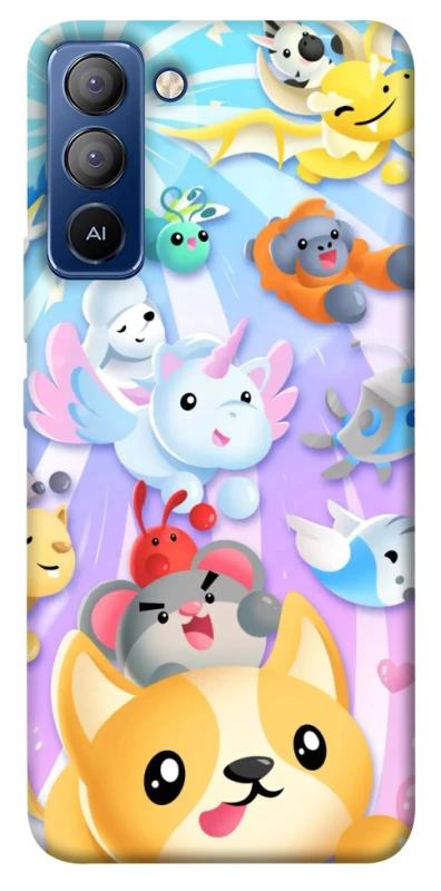 Чехол на TECNO Pop 5 LTE Adopt Me Rainbow Pet Parade фото 1 из 1