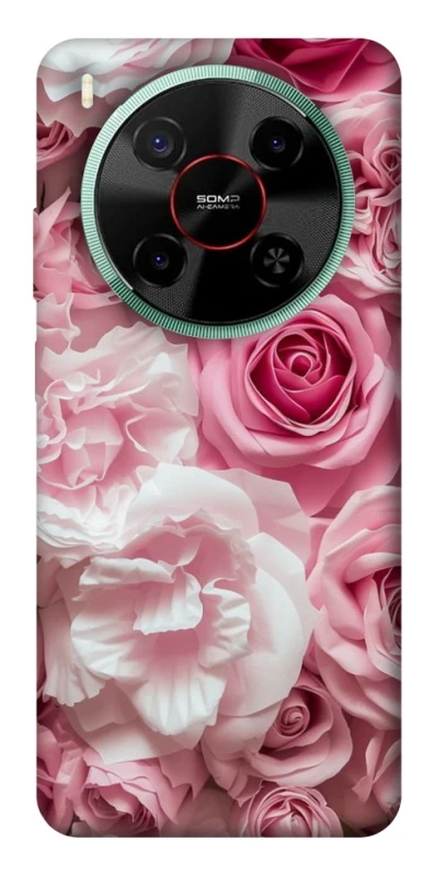 Чохол на ZTE Nubia V70 Max Рожеві Квіти фото 1 з 1