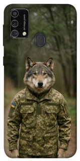 Чехол на Samsung Galaxy M21s Волк защитник фото 1 из 1
