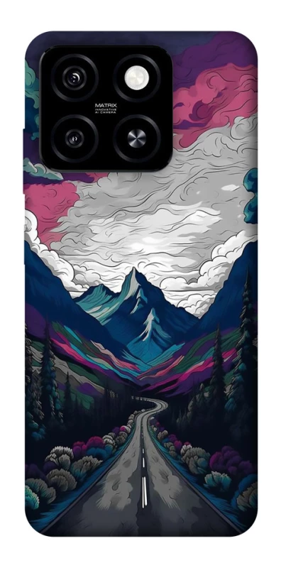 Чохол на ZTE Blade A55 4G Намальовані гори фото 1 з 1