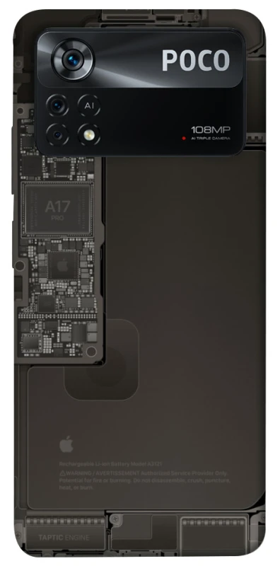 Чохол на Xiaomi Poco X4 Pro 5G iPhone 17 фото 1 з 1