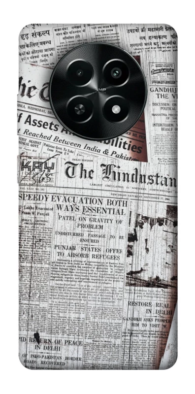 Чохол на Realme Narzo 70x Газети фото 1 з 1