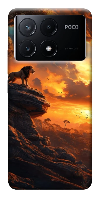 Чохол на Xiaomi Poco X6 lion king фото 1 з 1