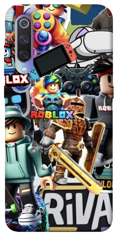 Чехол на Xiaomi Mi 9 Roblox collage ver.1 фото 1 из 1