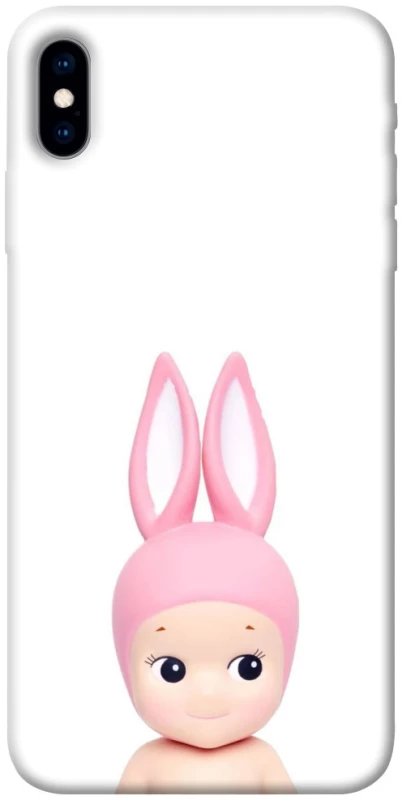 Чохол на Apple iPhone X (5.8") Minimal Bunny Peek фото 1 з 1