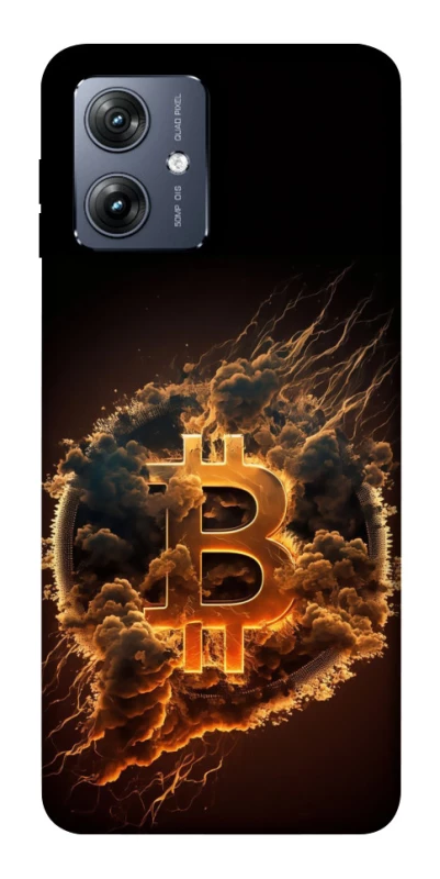 Чохол на Motorola Moto G54 Smoky Bitcoin фото 1 з 1