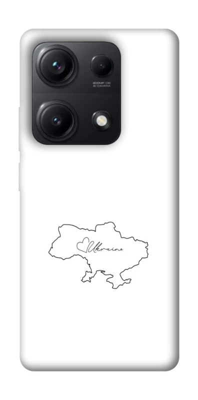 Чохол на Xiaomi Redmi Note 14S Ukraine map фото 1 з 1