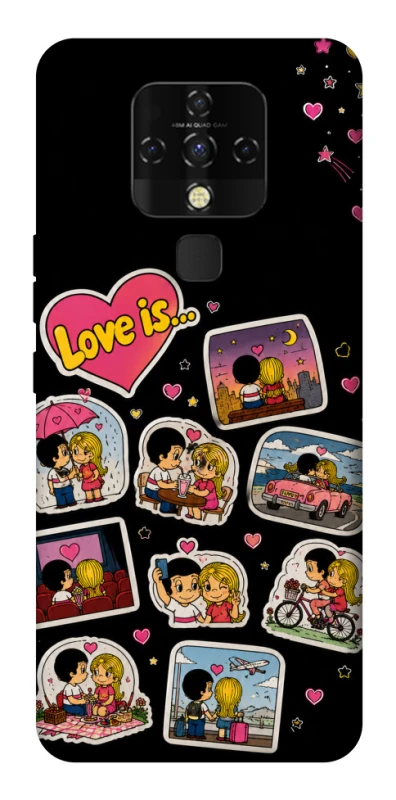 Чохол на TECNO Camon 16 SE Love is ver.3 фото 1 з 1