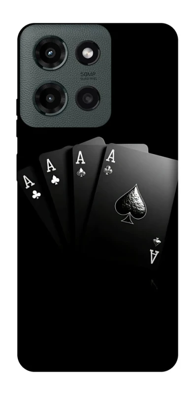 Чохол на Motorola Moto G Power (2025) Black Cards фото 1 з 1