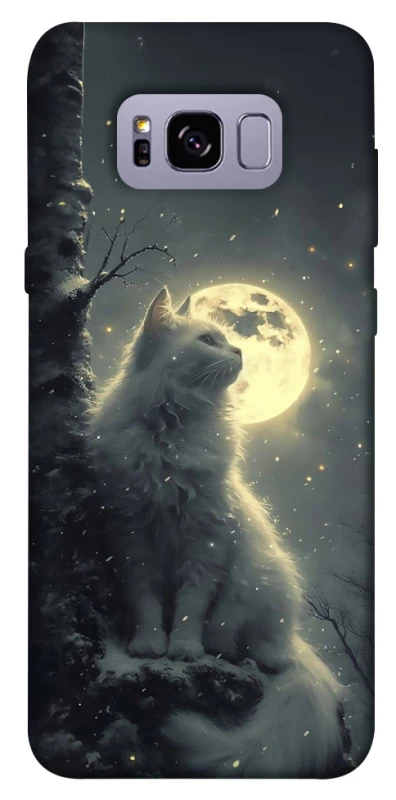 Чохол на Samsung G955 Galaxy S8 Plus Кіт під місяцем фото 1 з 1