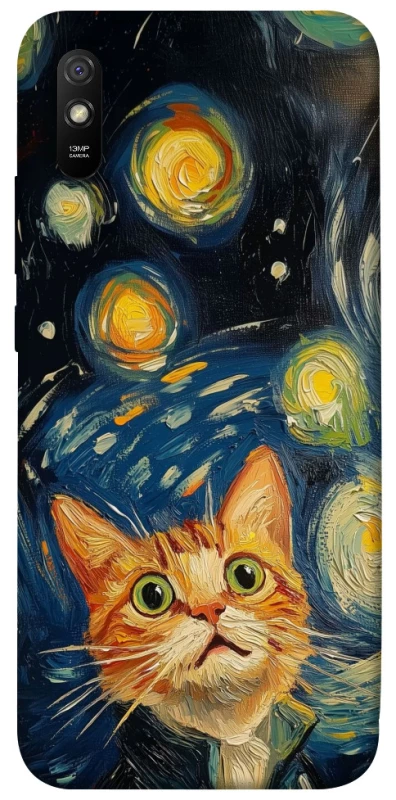 Чохол на Xiaomi Redmi 9A paint cat фото 1 з 1