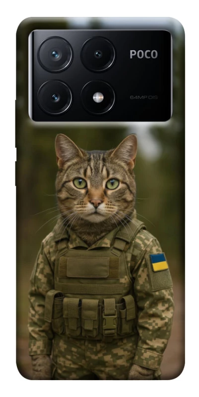 Чохол на Xiaomi Poco X6 Кіт захисник фото 1 з 1