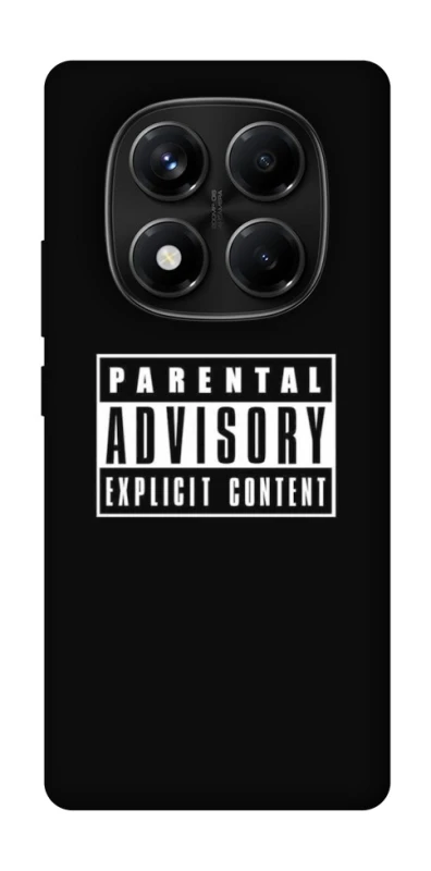 Чохол на Xiaomi Redmi Note 14 Pro 4G Parental Advisory Label фото 1 з 1