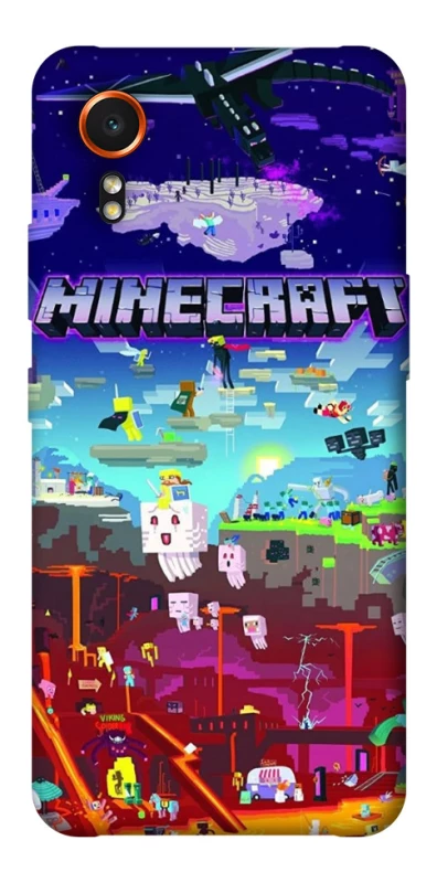 Чохол на Samsung Galaxy Xcover7 Minecraft world фото 1 з 1