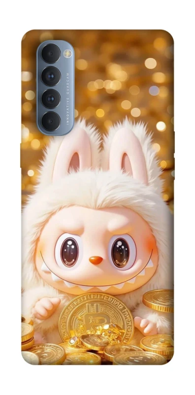 Чохол на Oppo Reno 4 Pro Bitcoin Labubu фото 1 з 1
