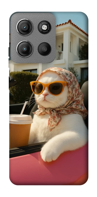 Чехол на Motorola Moto G15 4G Stylish Cat Cruise фото 1 из 1